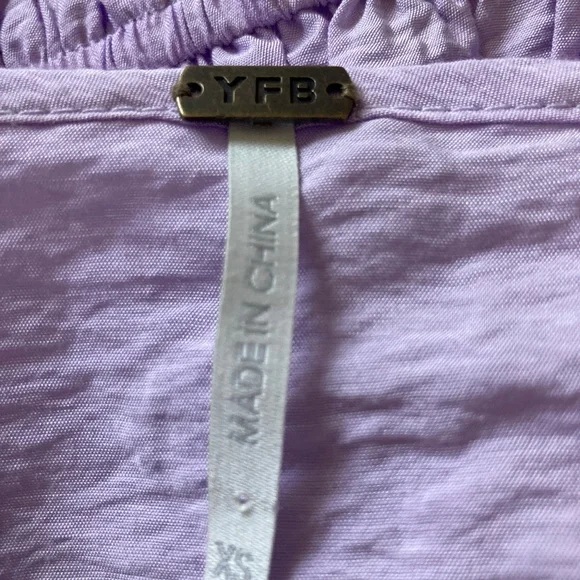 YFB Young Fabulous and Broke Purple Maxi Dress Soft and Silky size XS MARA DRESS - Picture 11 of 14